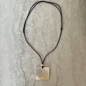 Elegant Black and Cream Necklace